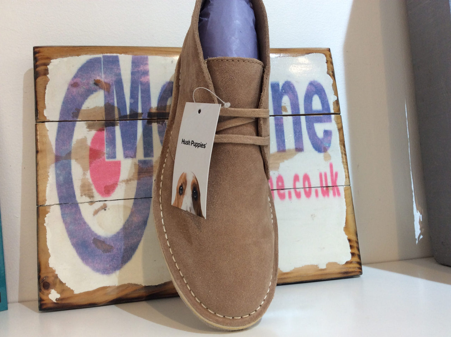 Hush Puppies ‘Samuel’ Suede Boots, Sand