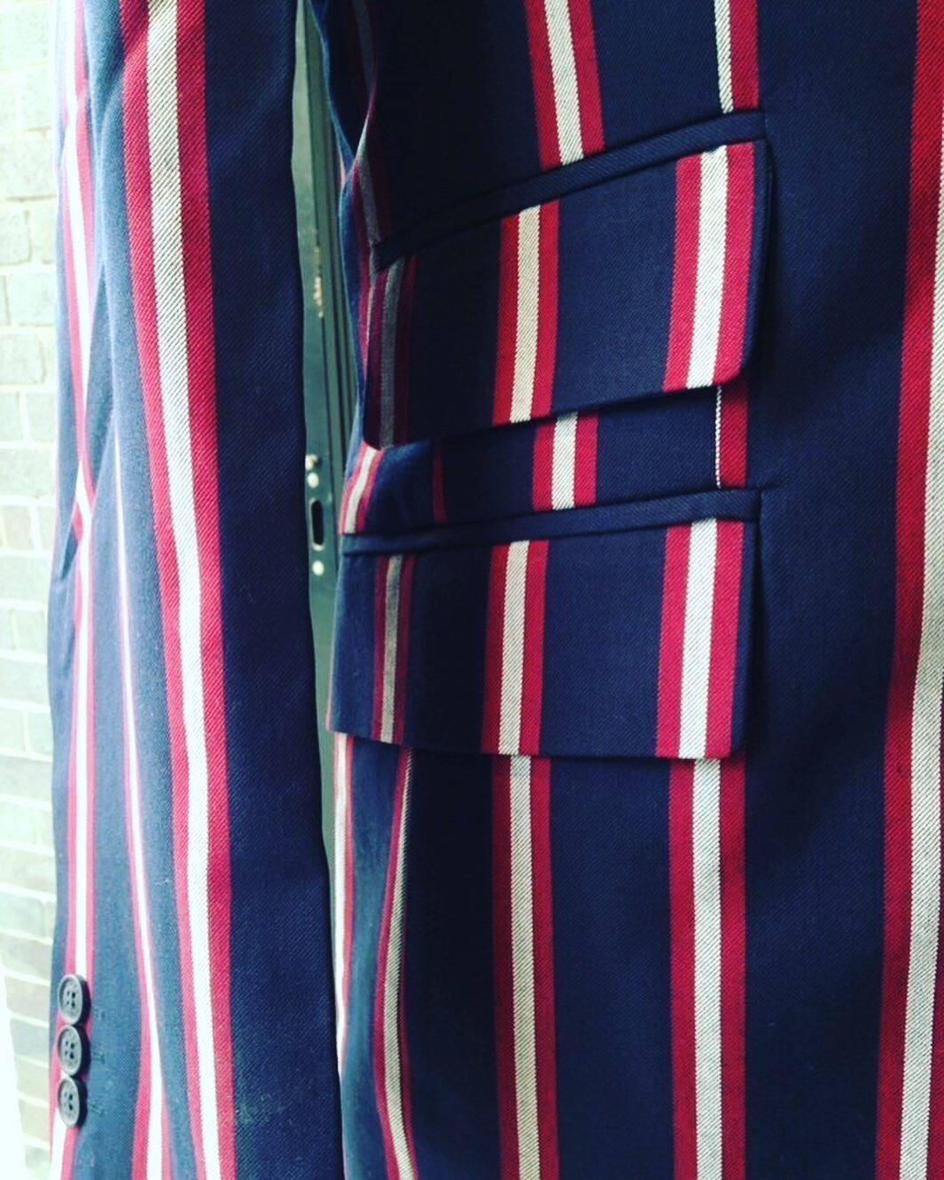 Merc ‘Hemmingway’ Striped Boating Blazer