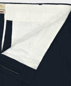 Sta-Press Trousers from Real Hoxton, Navy