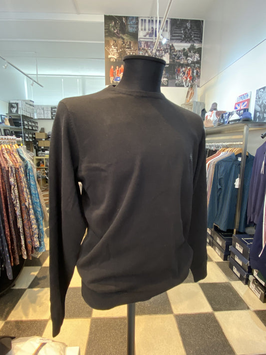 SALE Round Neck, Long Sleeved Jumper from Lizard King, Black