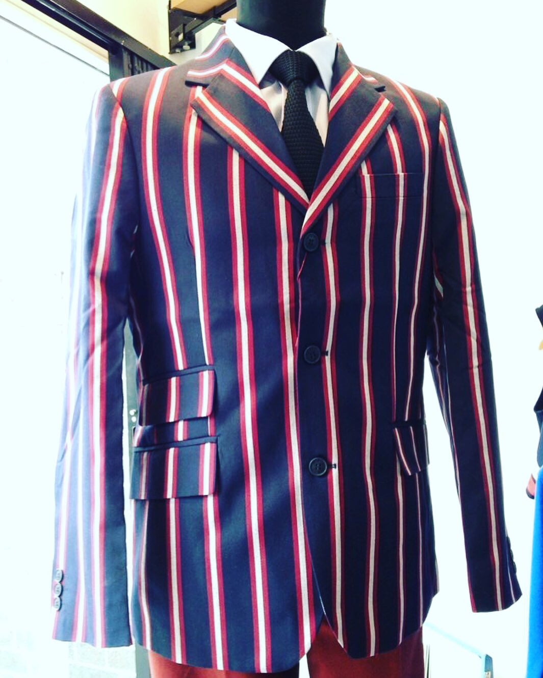 Merc ‘Hemmingway’ Striped Boating Blazer