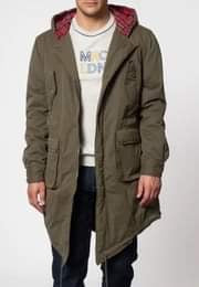 Merc ‘Tobias’ Fishtail Parka, Combat Green