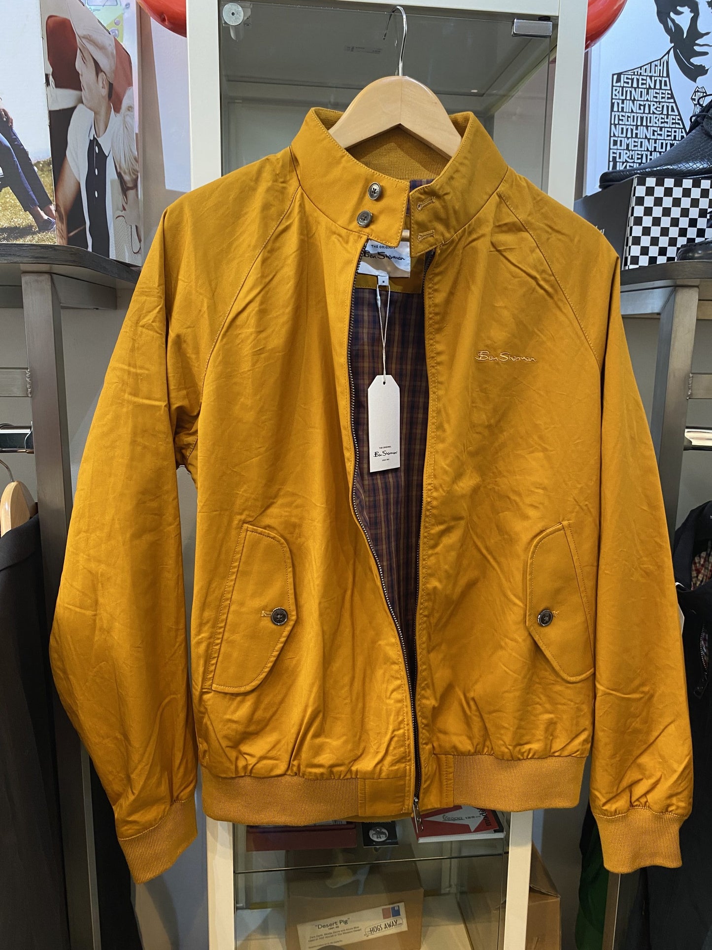 Ben Sherman Harrington Jacket, Mustard