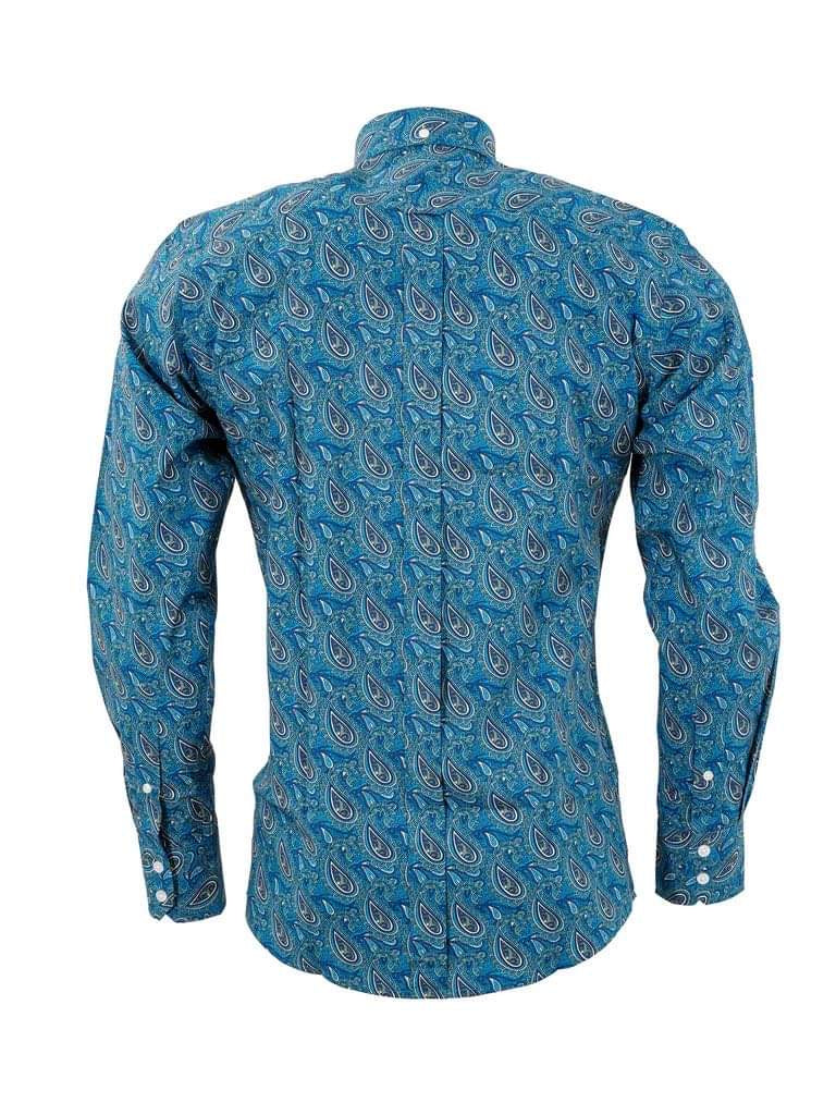 Relco Paisley Shirt, Blue