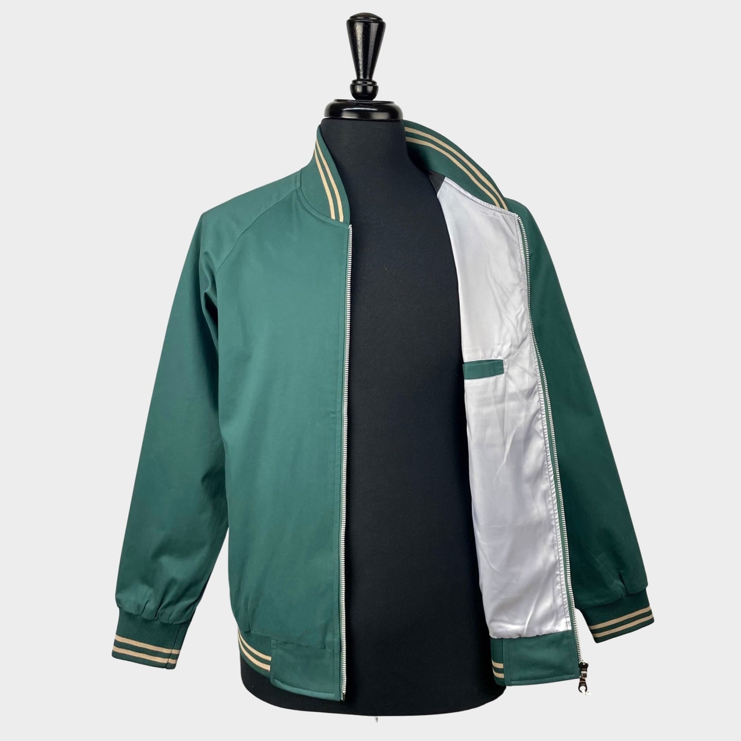 Monkey, Bomber Jacket from Real Hoxton, Racing Green