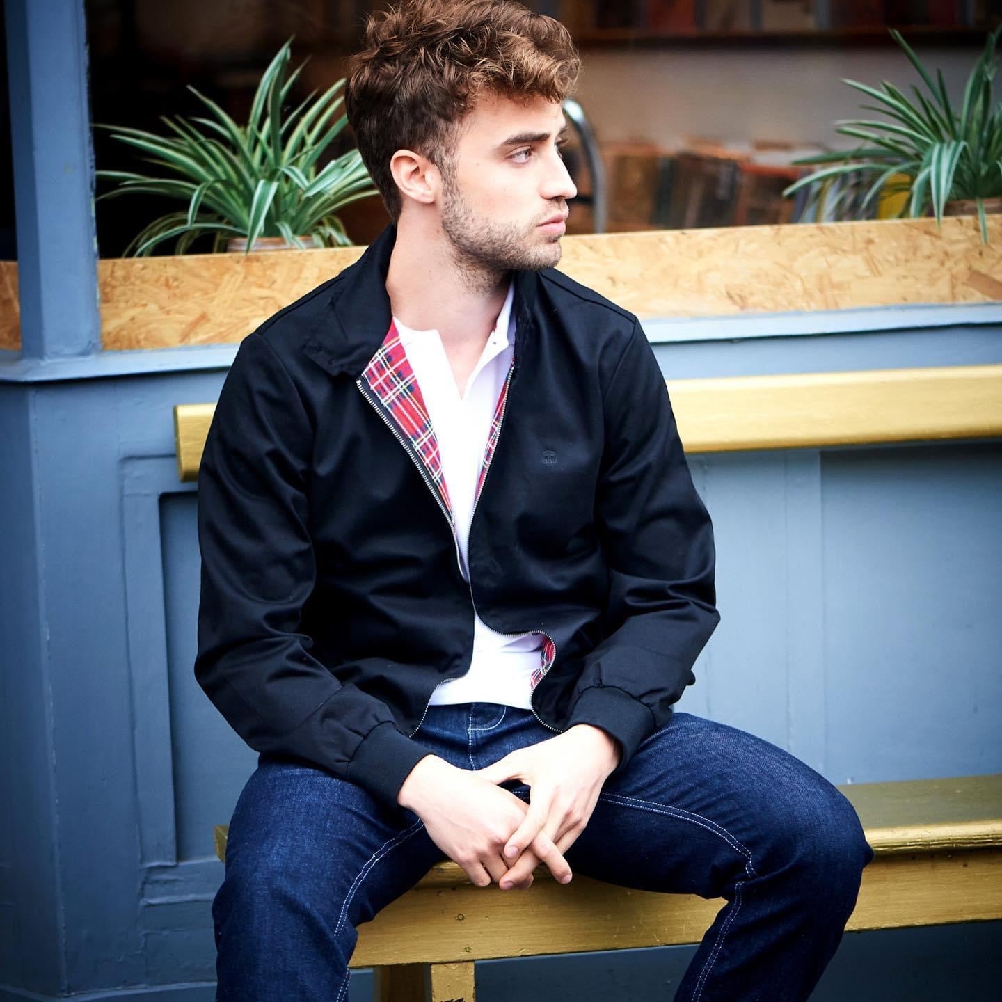 Merc Men’s Harrington Jacket, Black