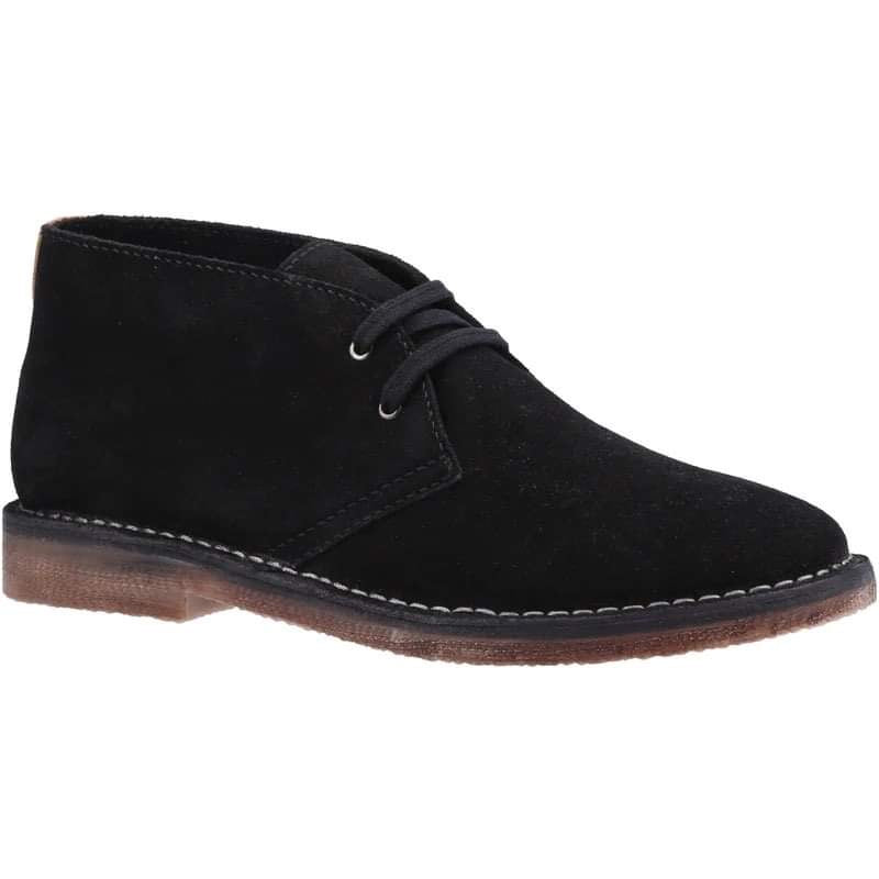 Hush Puppies ‘Samuel’ Suede Boots, Black