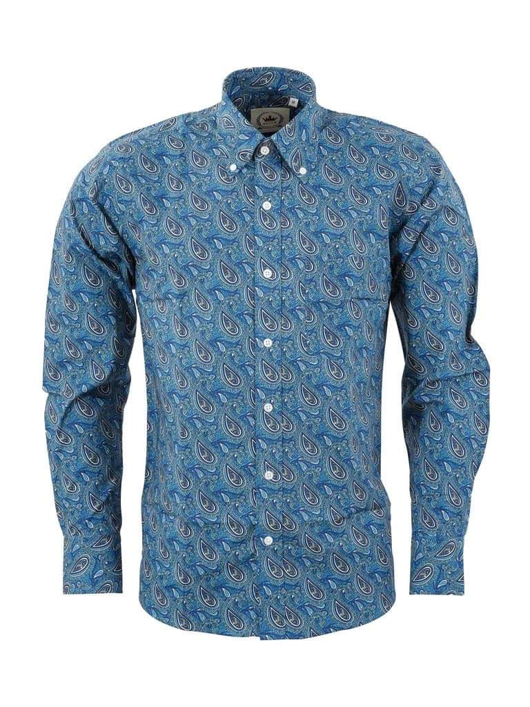 Relco Paisley Shirt, Blue
