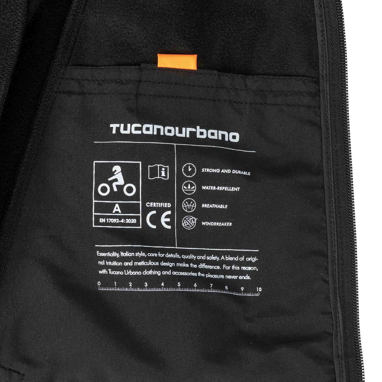 Tucano Urbano ‘Ovetto’ Scooter, Bike Jacket, Black.