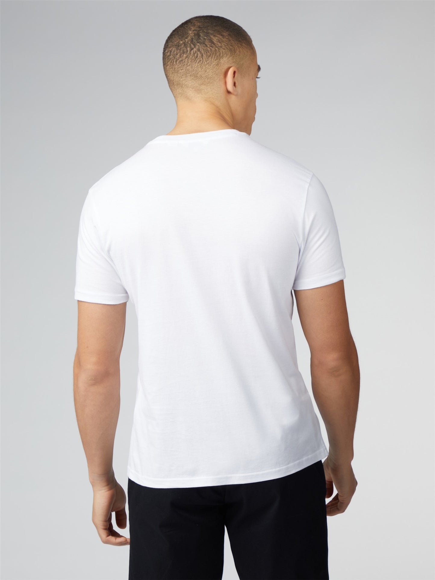 Ben Sherman Signature T-Shirt with Chest Pocket, White