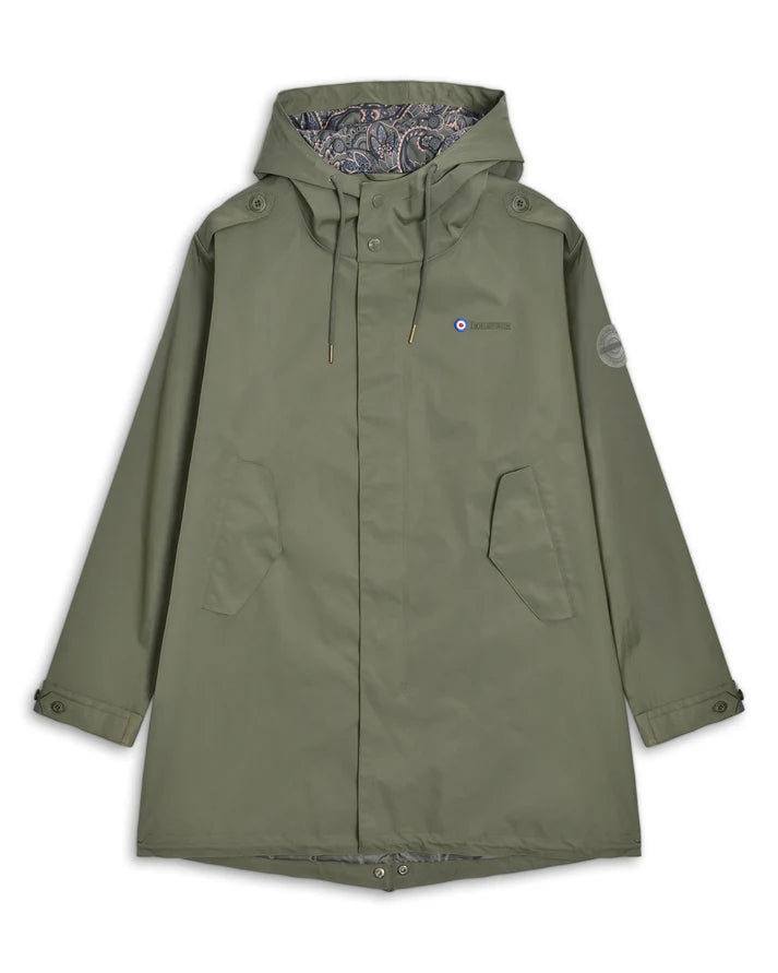Lambretta Waterproof Parka, Khaki