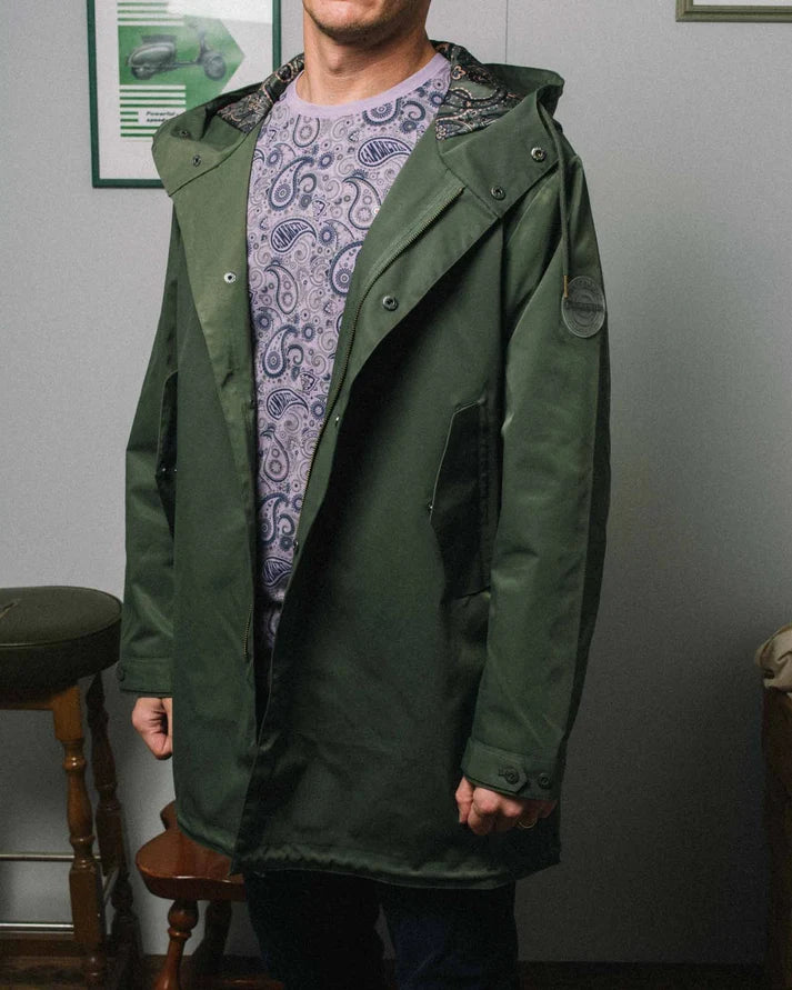 Lambretta Waterproof Parka, Khaki