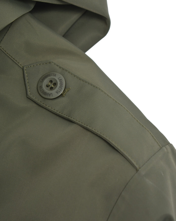 Lambretta Waterproof Parka, Khaki