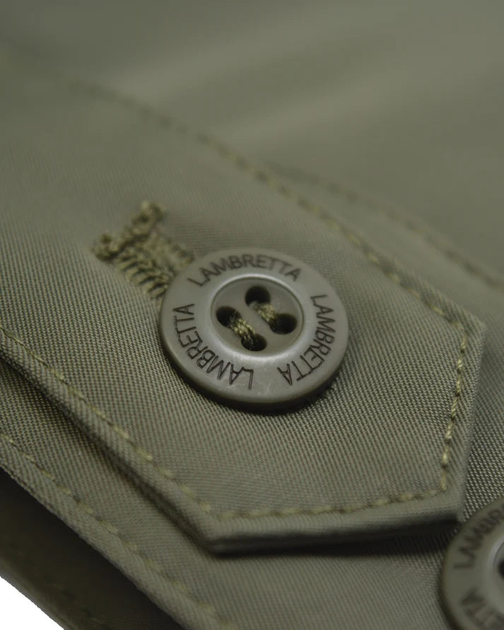 Lambretta Waterproof Parka, Khaki