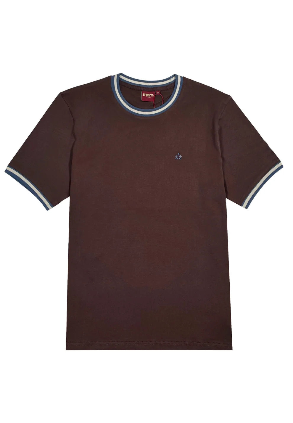 Merc Redbridge T-Shirt, Chocolate Brown