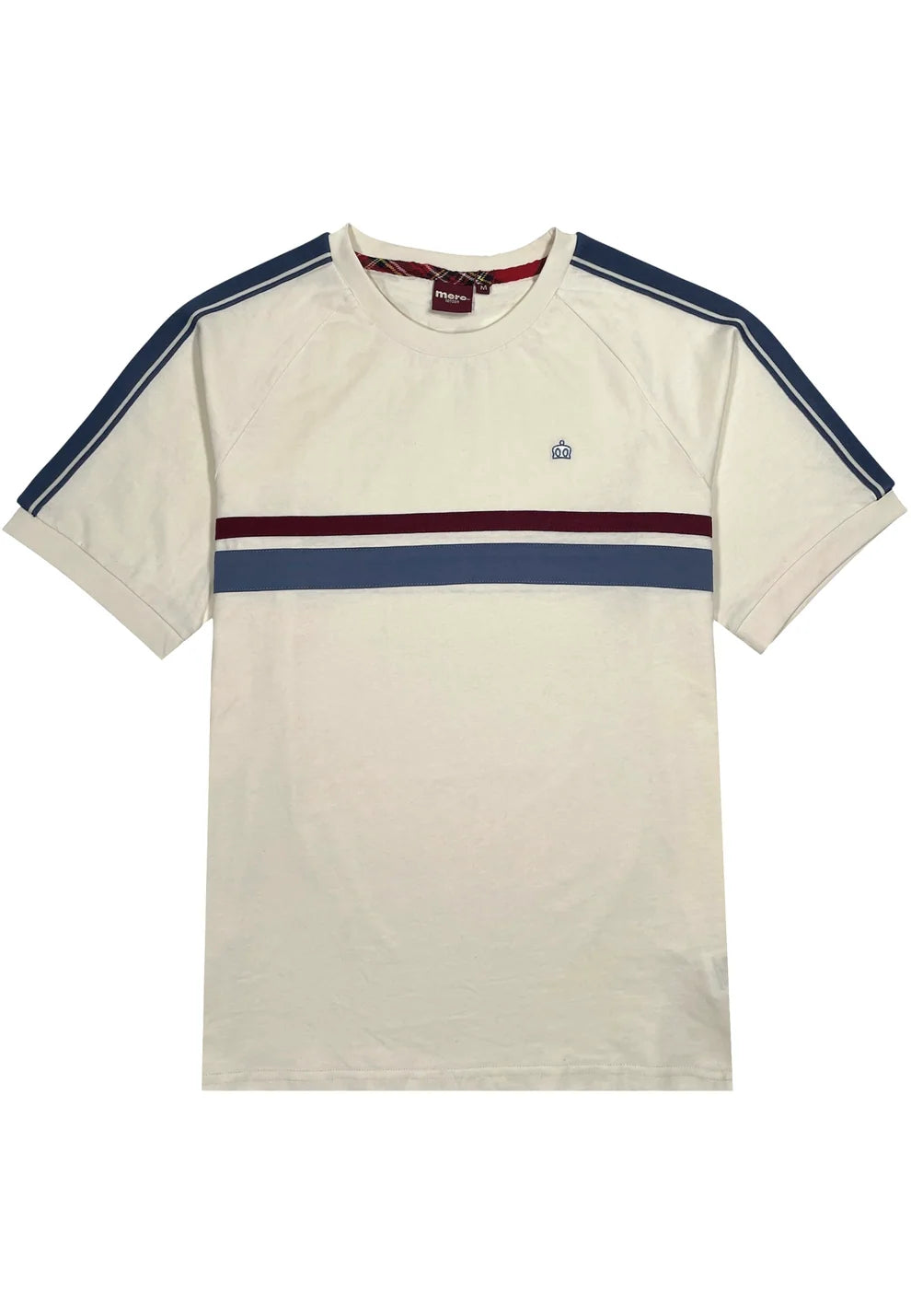 Merc Striped ‘Stanhope’ T-Shirt, Vanilla