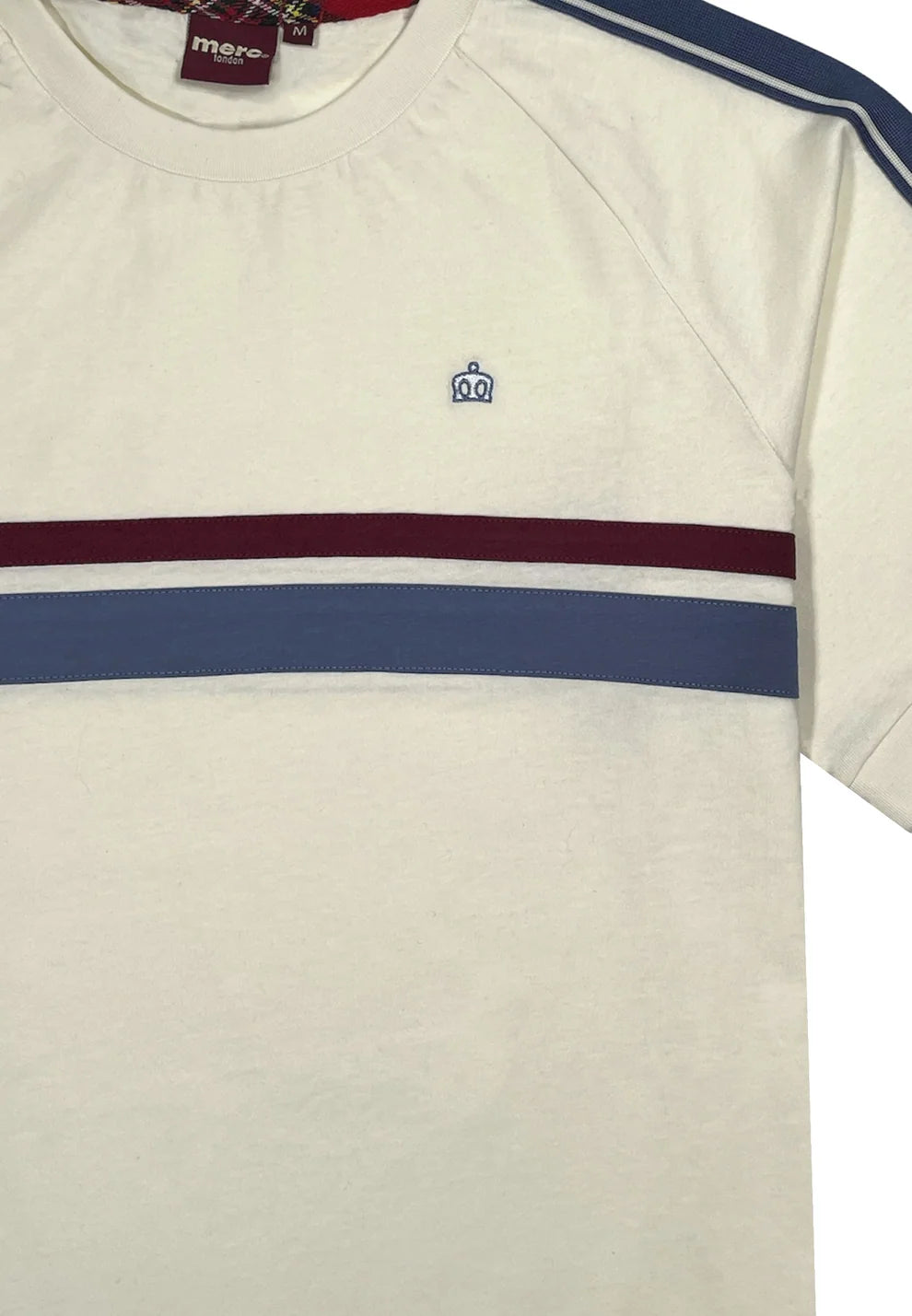 Merc Striped ‘Stanhope’ T-Shirt, Vanilla