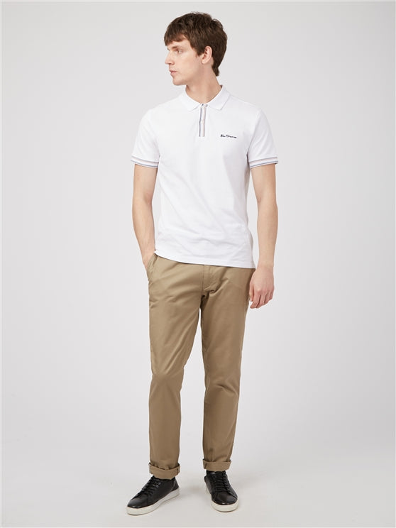 Ben Sherman Slim Stretch Chinos, Stone, 30” Leg