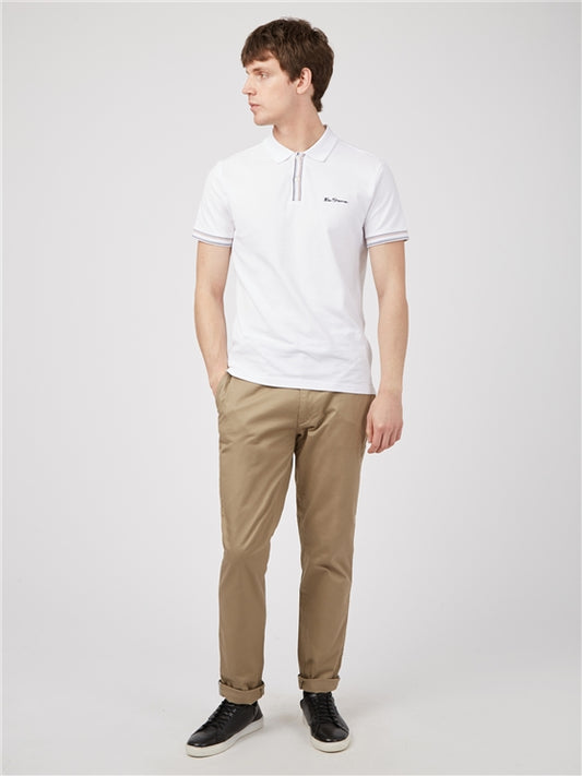 Ben Sherman Slim Stretch Chinos, Stone, 30” Leg