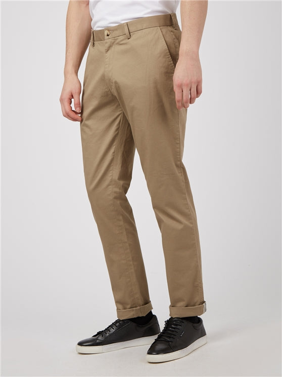 Ben Sherman Slim Stretch Chinos, Stone, 30” Leg