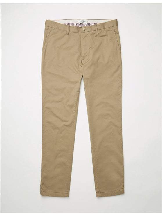 Ben Sherman Slim Stretch Chinos, Stone, 30” Leg