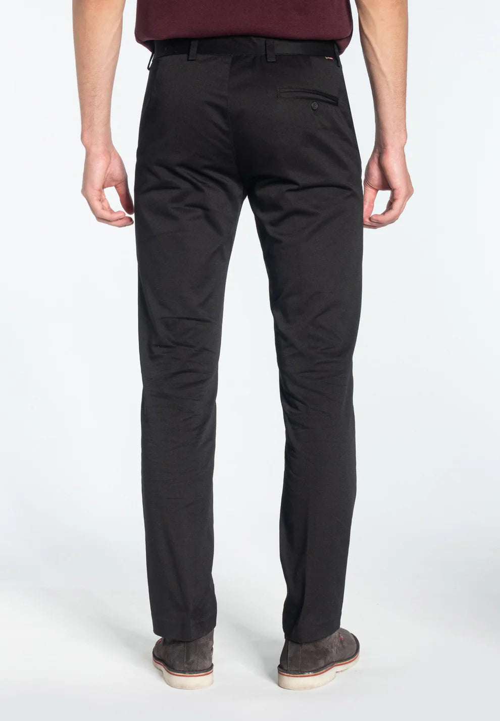 Merc ‘Winston’ Sta-Press Trousers, Black - 34” Leg