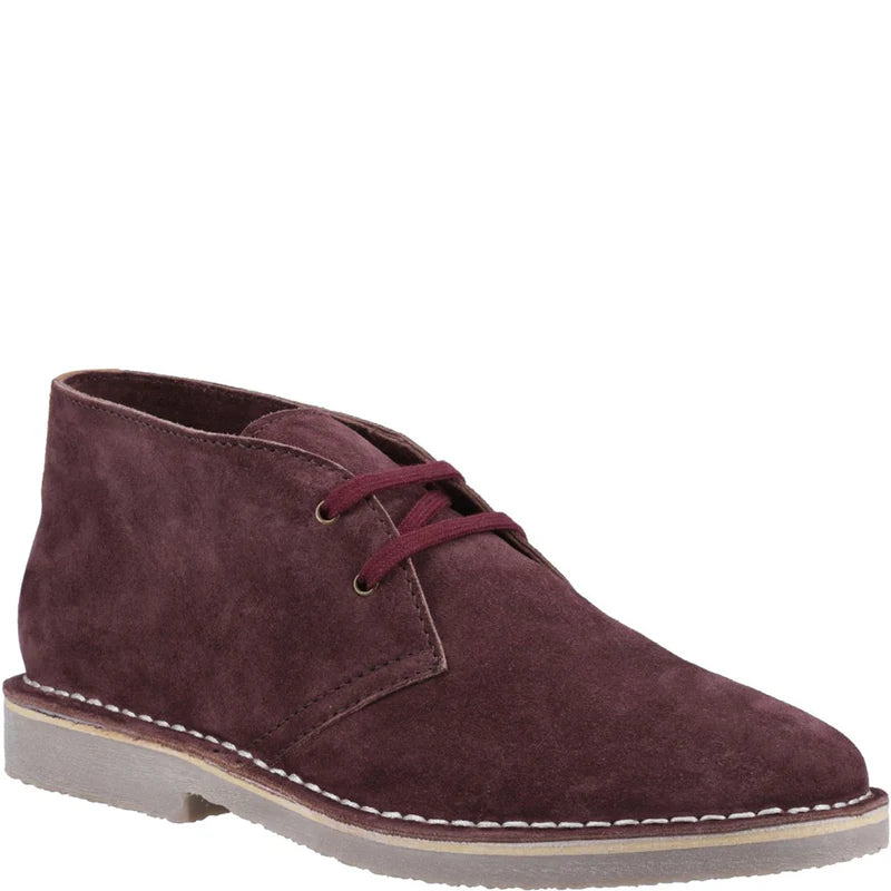 Hush Puppies ‘Samuel’ Suede Boots, Bordo