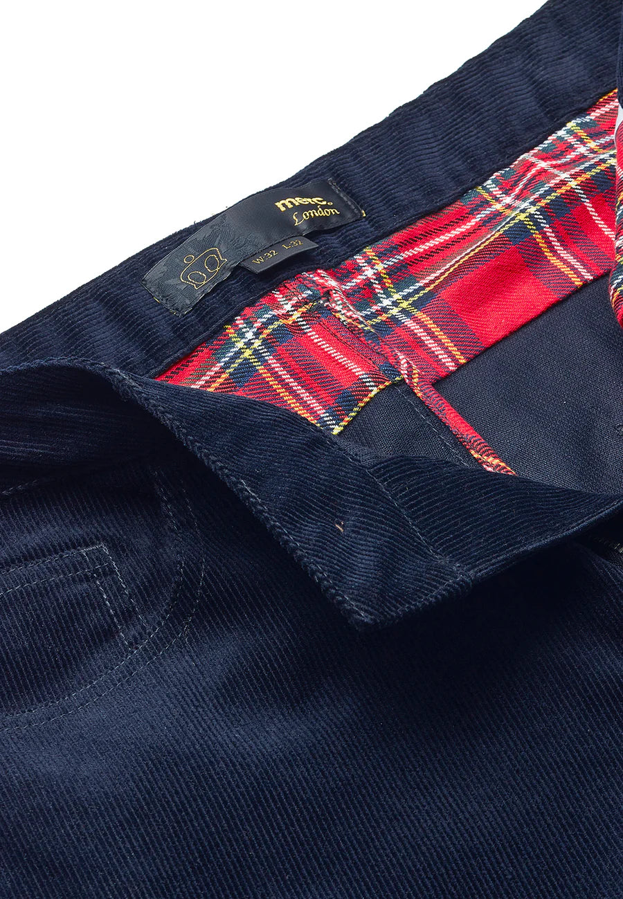 Merc Bennie Corduroy Trousers, Navy