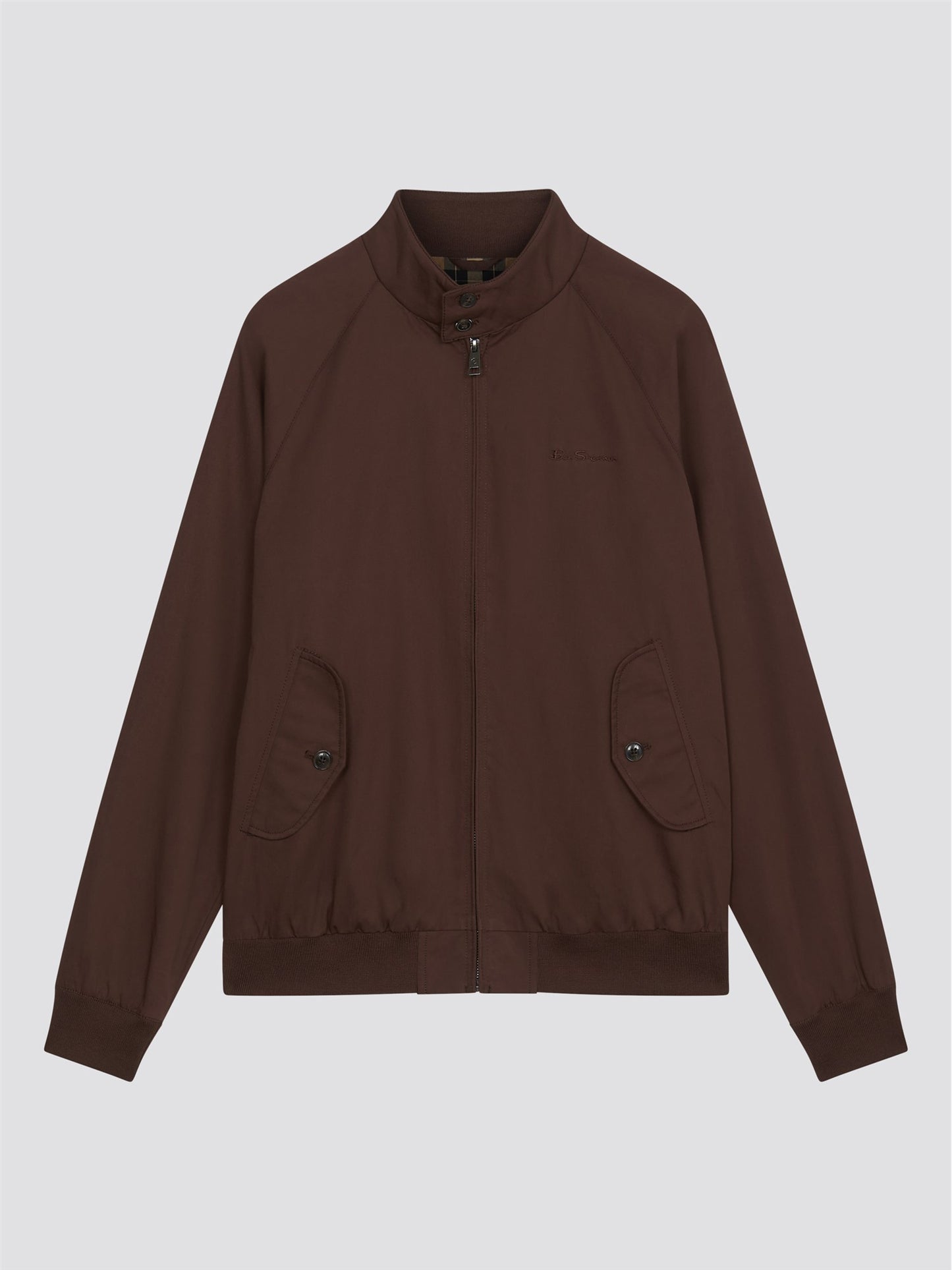 Ben Sherman Harrington Jacket, Dark Brown
