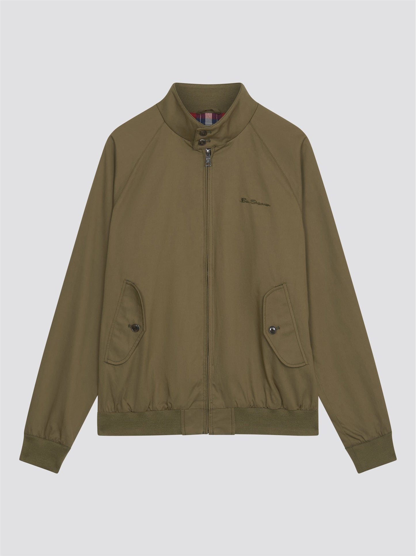Ben Sherman Harrington Jacket, Camouflage Green