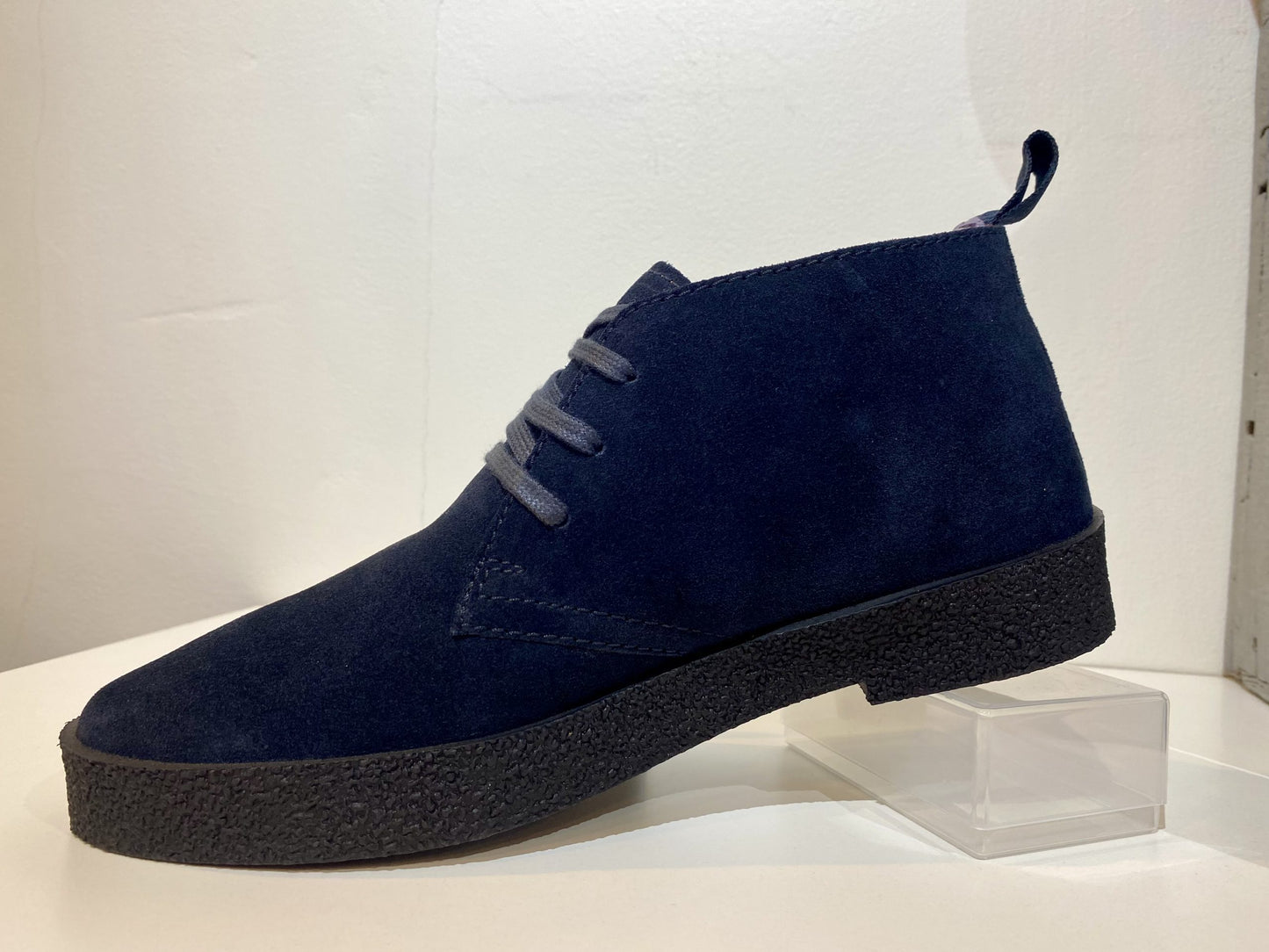 Roamers Suede Chukka Boots, Navy