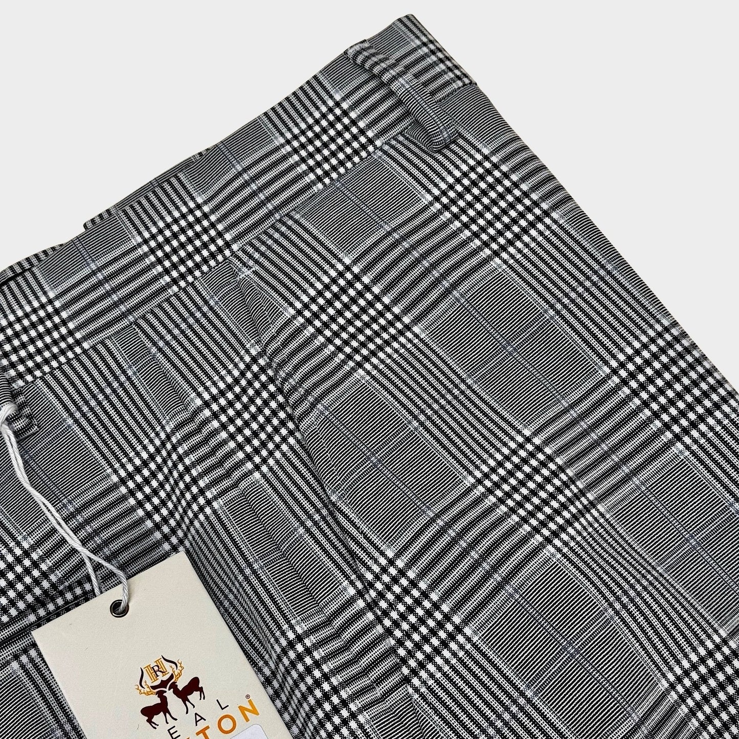 Real Hoxton Prince of Wales Checked Trousers