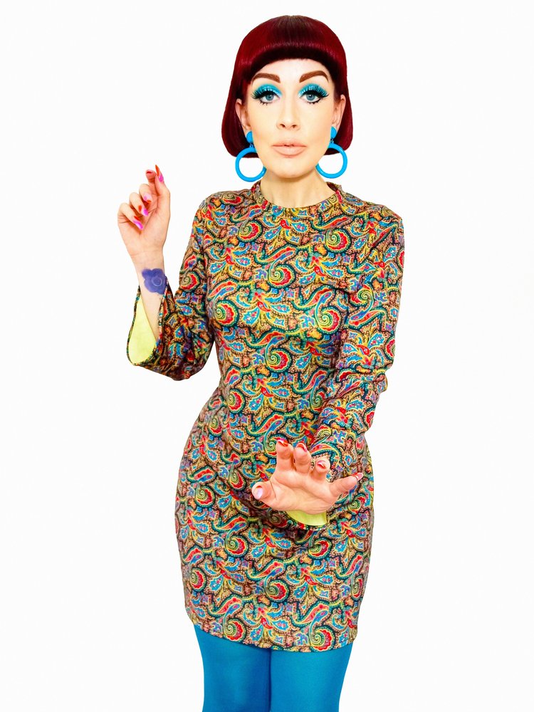 Love Her Madly ‘Jennifer’ Paisley Patterned Mod Dress – Mod One