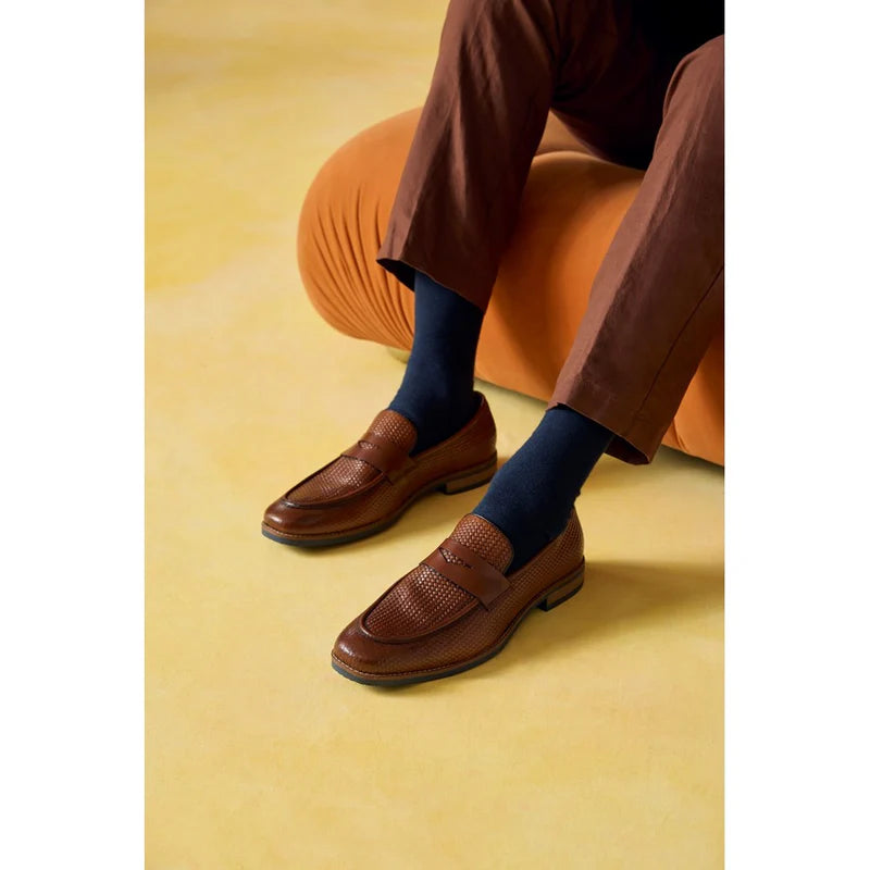 Hush Puppies ‘Mitchell’ Woven Style Loafers, Tan