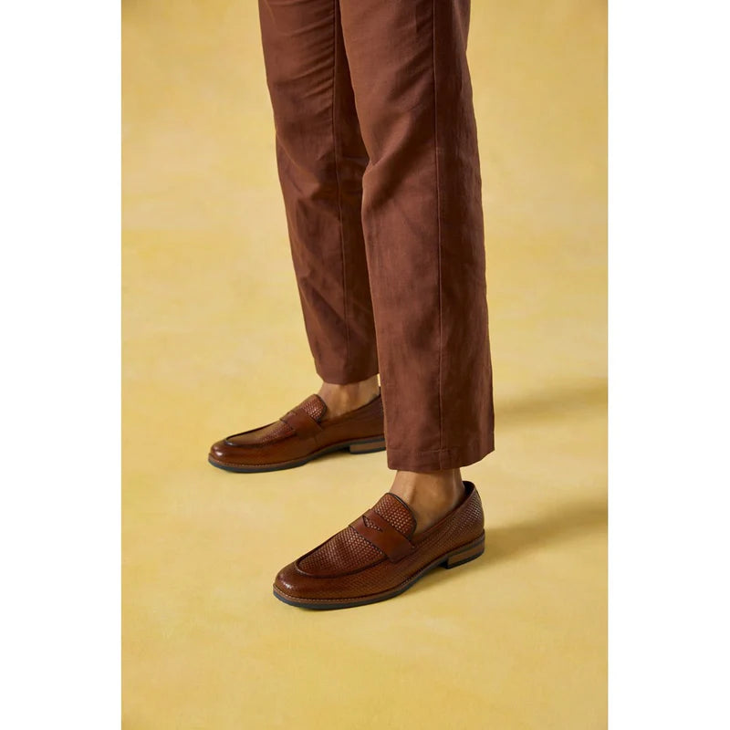 Hush Puppies ‘Mitchell’ Woven Style Loafers, Tan