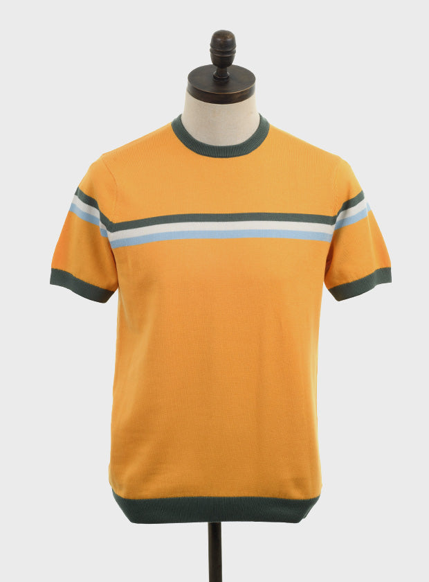 Art Gallery ‘Banks’ Knitted Crew Neck, Amber