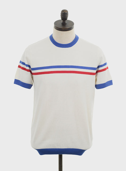 Art Gallery ‘Banks’ Knitted Crew Neck, Off White