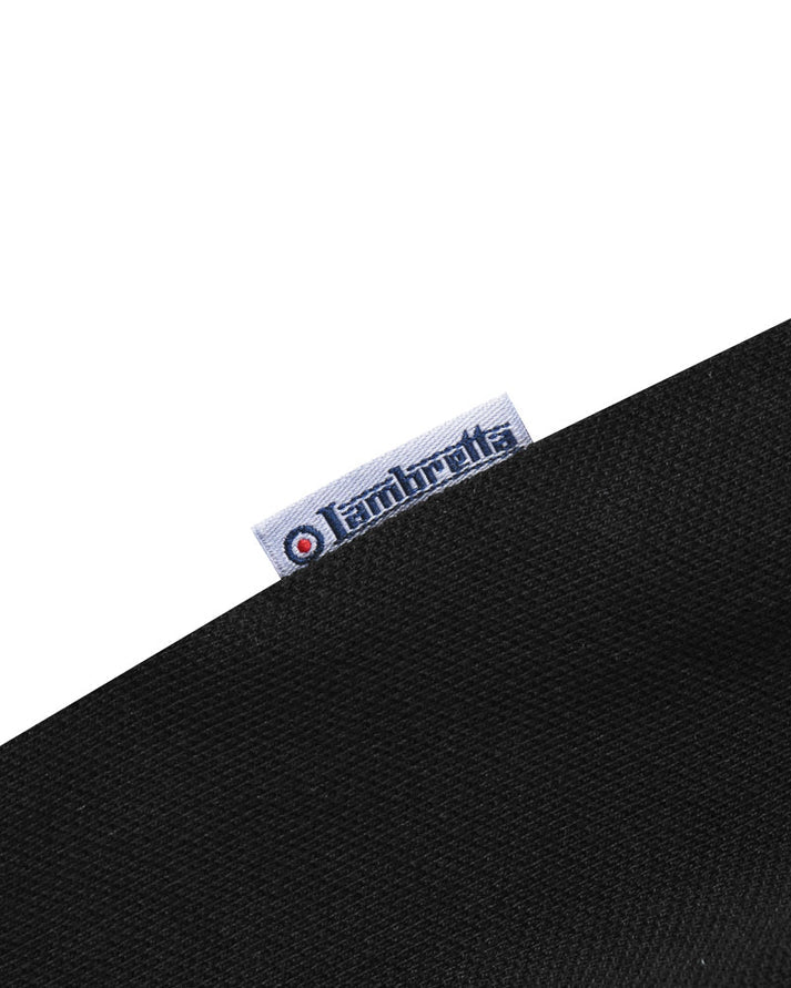 Lambretta Twin Tipped Pique T-Shirt, Black