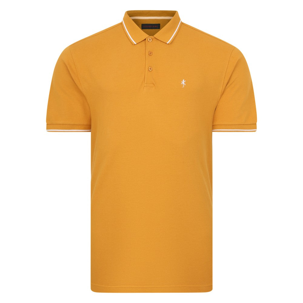 Mustard Polo Shirt from Lizard King