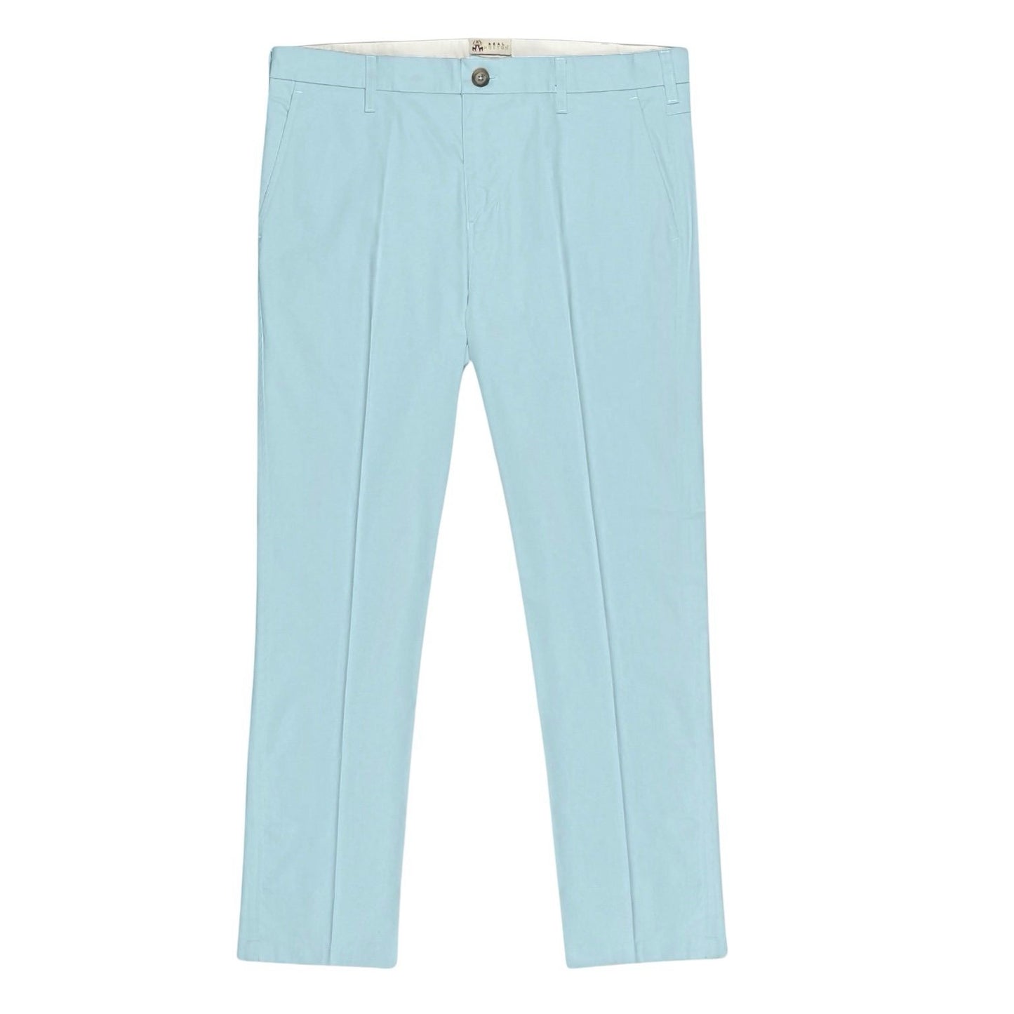 Sta-Press Trousers from Real Hoxton, Sky Blue