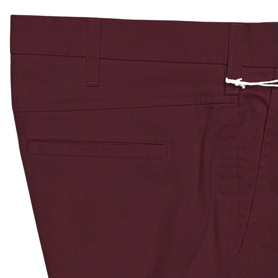 Sta-Press Trousers from Real Hoxton, Maroon