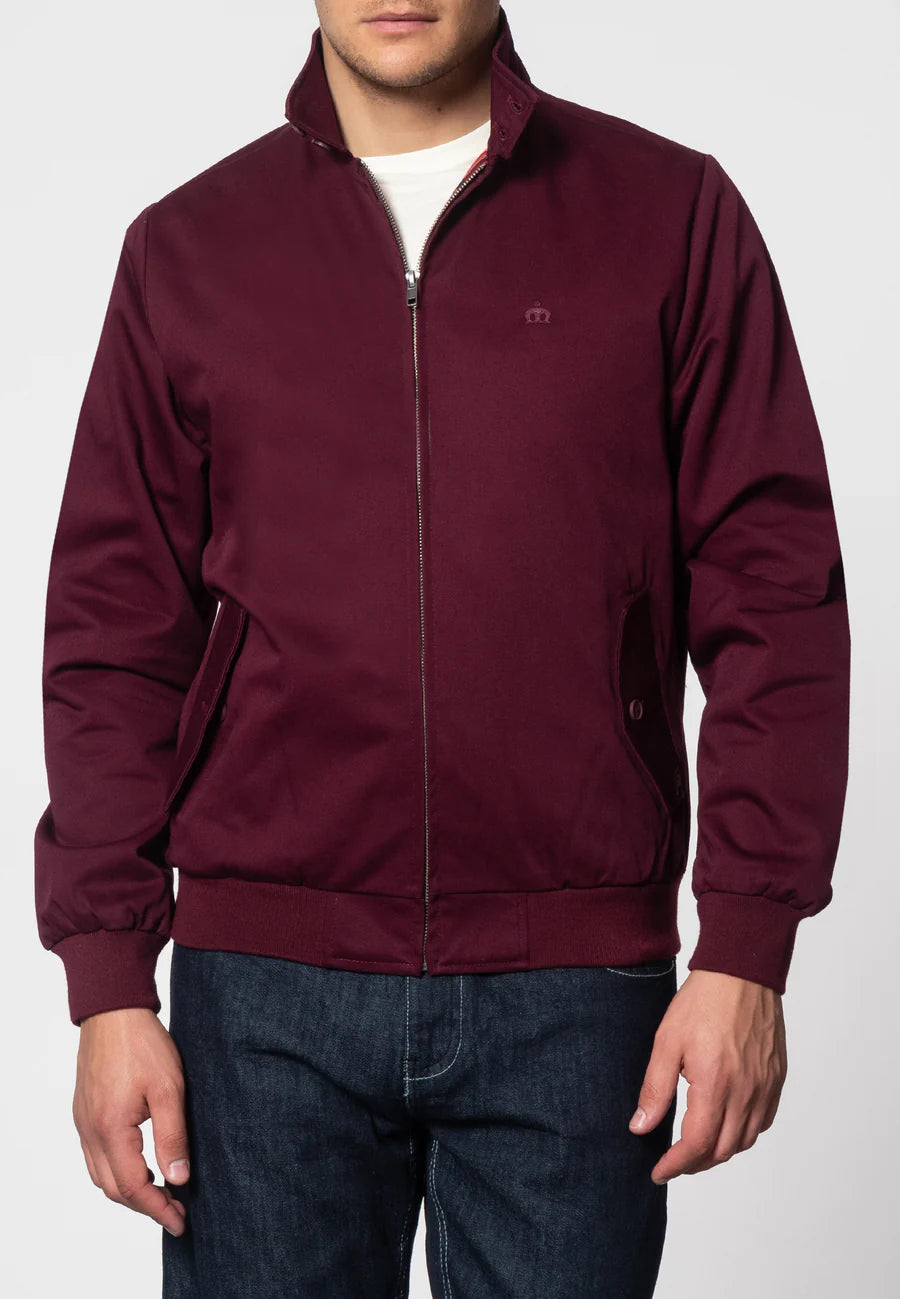 Merc Men’s Harrington Jacket, Wine