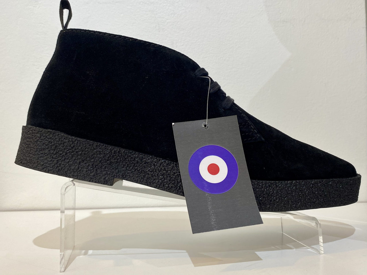 Roamers Suede Chukka Boots, Black