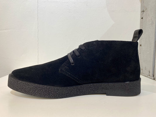 Roamers Suede Chukka Boots, Black