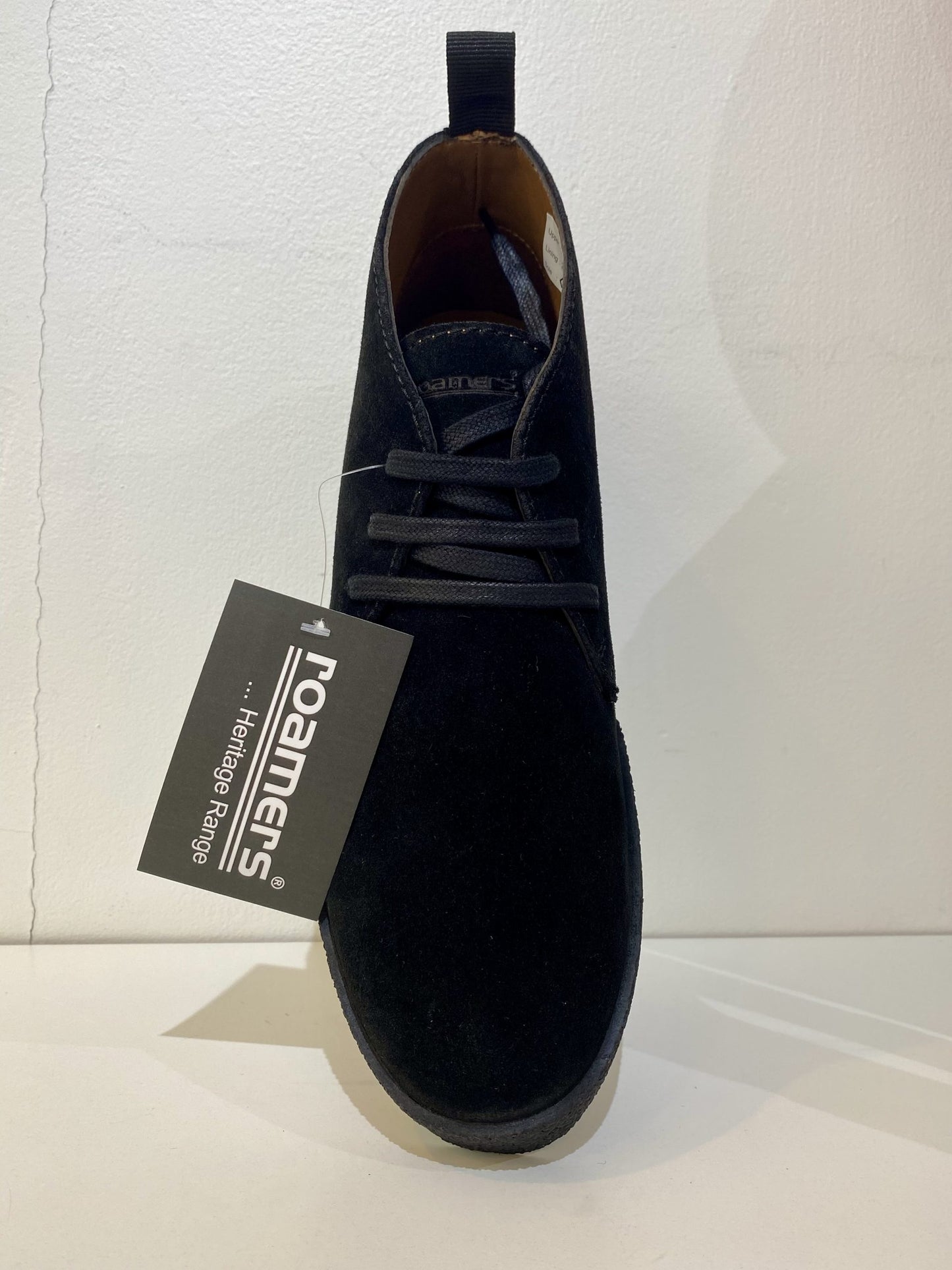 Roamers Suede Chukka Boots, Black