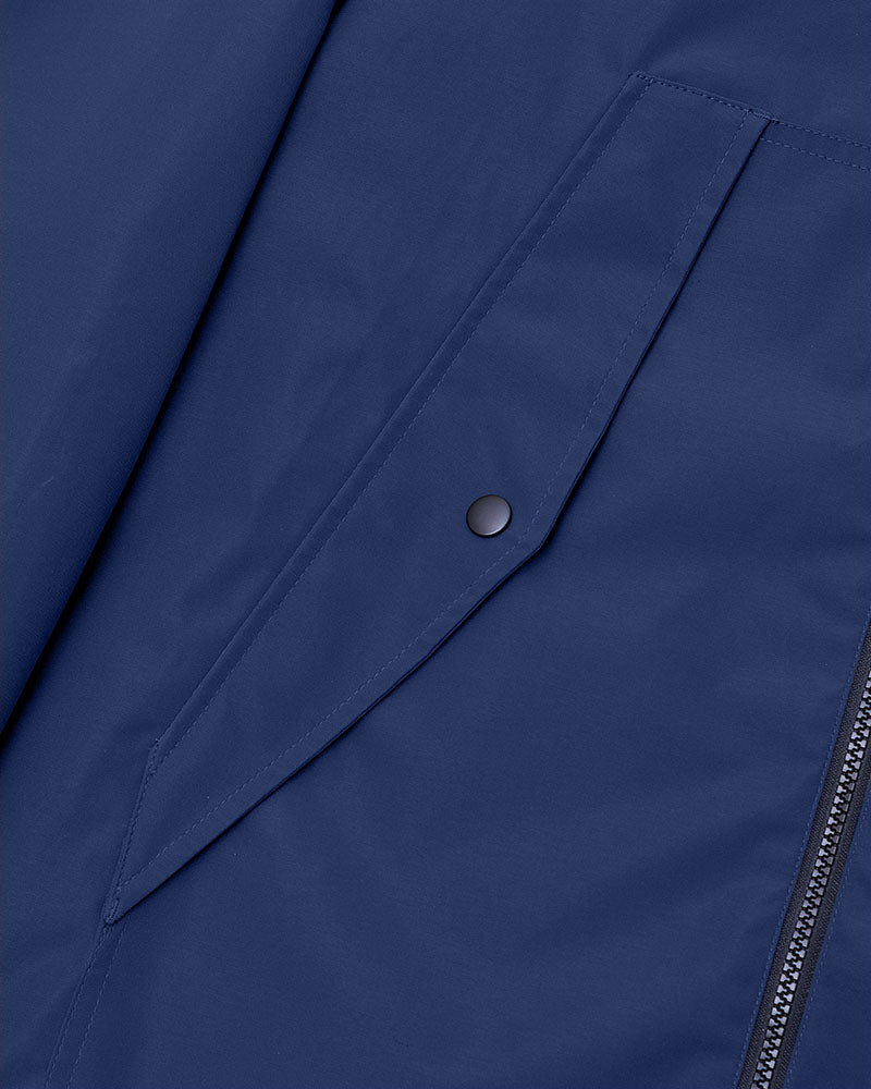 Hooded Zip ‘Riley’ Jacket from Lambretta, Navy