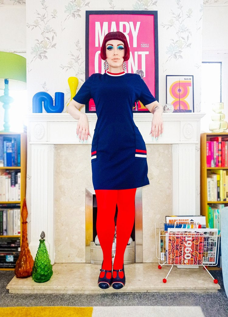 Love Her Madly ‘Maisy’ Blue Mod Dress