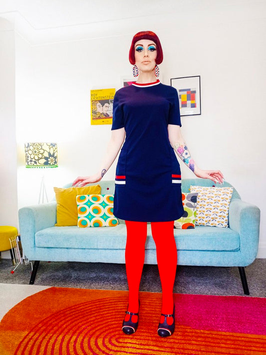 Love Her Madly ‘Maisy’ Blue Mod Dress