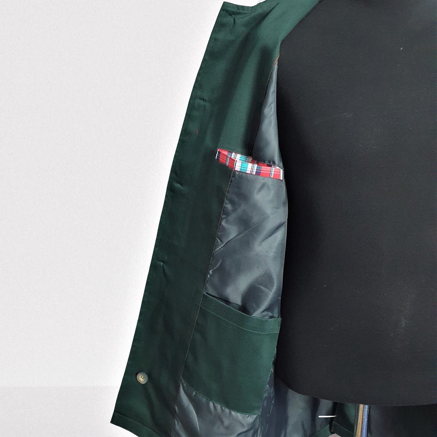 Rain Mac Coat from Real Hoxton, Racing Green