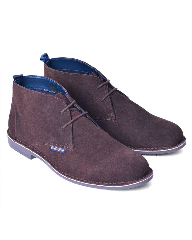 Lambretta Suede Desert Boots, Brown
